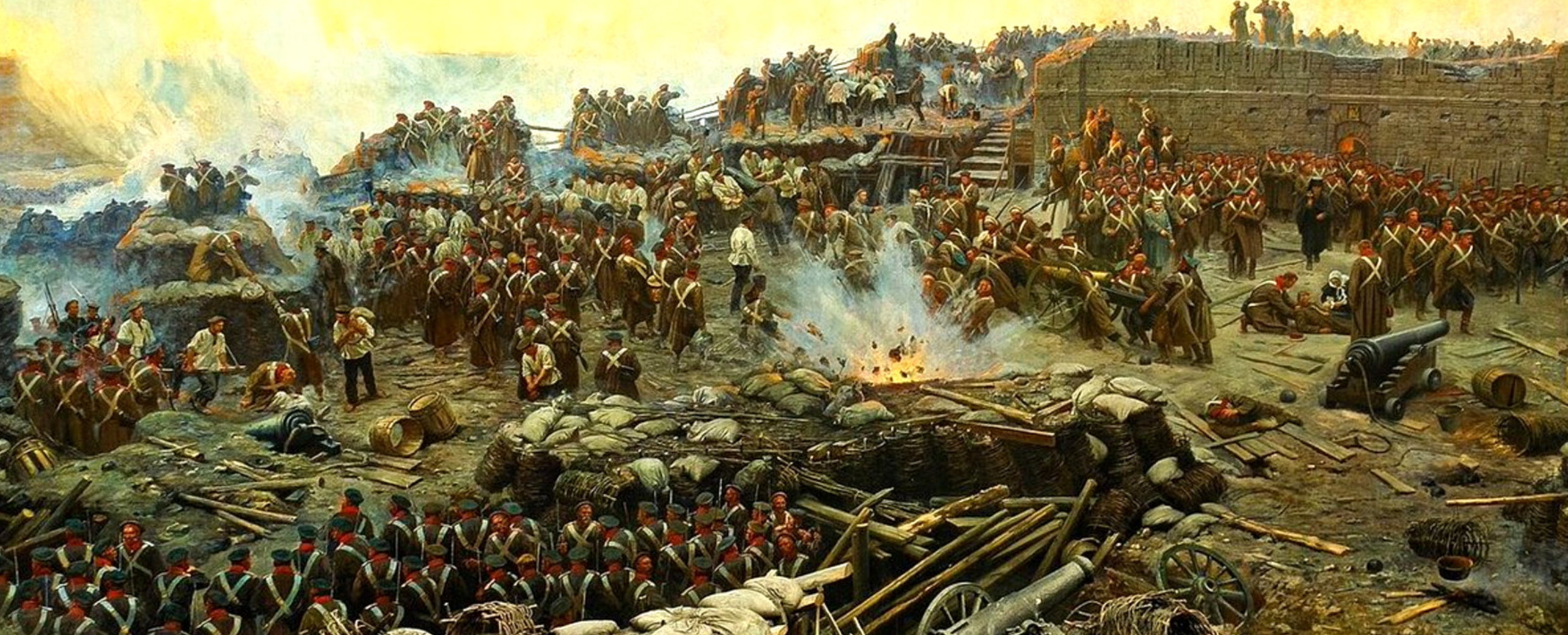 Появление севастополя связано с григорием. Панорама оборона Севастополя 1854-1855. Панорама оборона Севастополя.